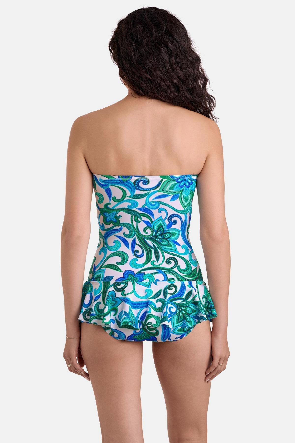 Shape Solver Summer Skirted One Piece Imperial Paisley | Venus Featured