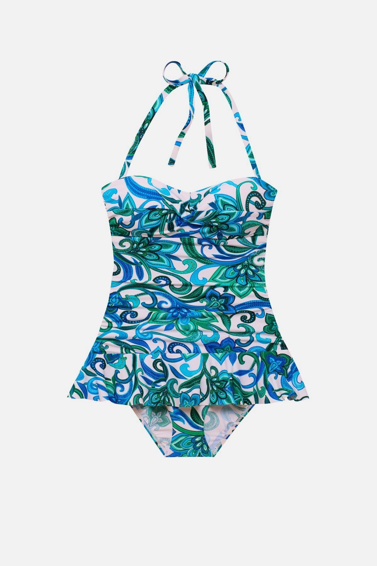 Shape Solver Summer Skirted One Piece Imperial Paisley | Venus Featured