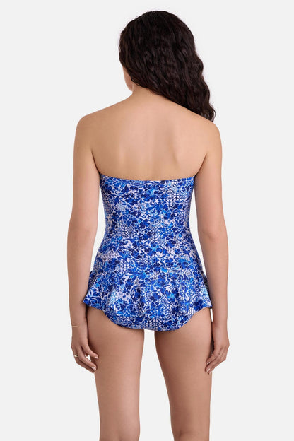 Shape Solver Summer Skirted One Piece Floral City | Venus Popular Choice