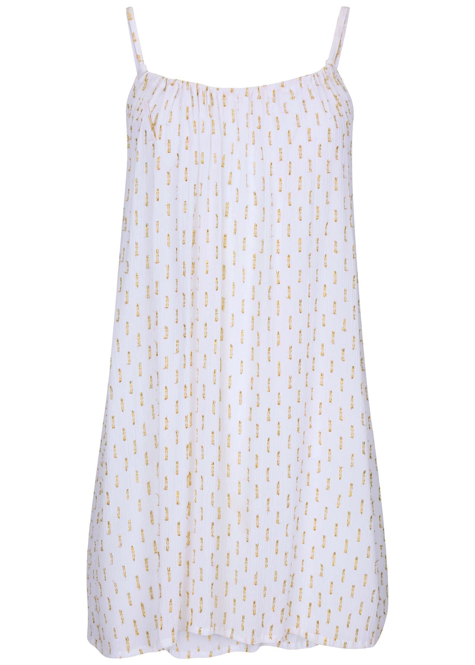 Lurex Cover-Up Dress - Pearl White | Venus Limited Edition