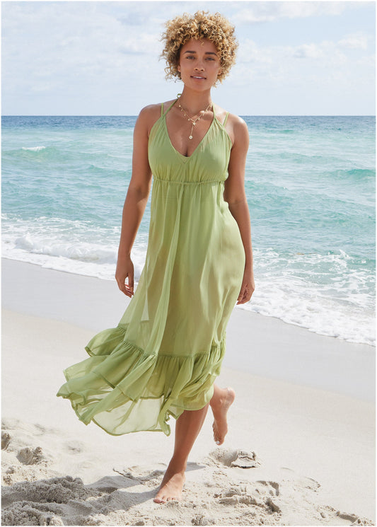 Cover Up Dress - Mosstone | Venus Cost Saving