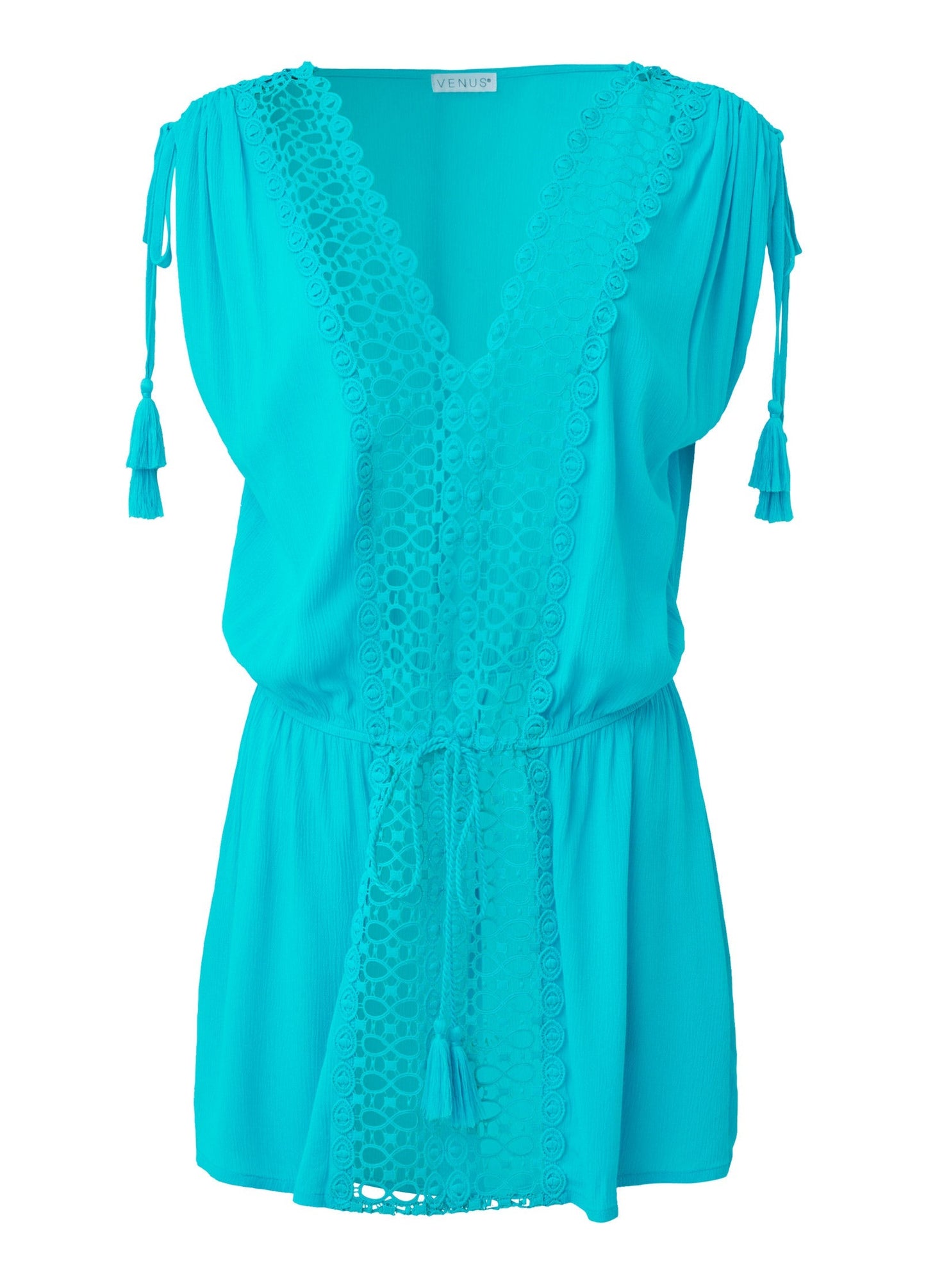 Sleeveless Cover-Up Dress - Aqua Reef | Venus Budget Friendly