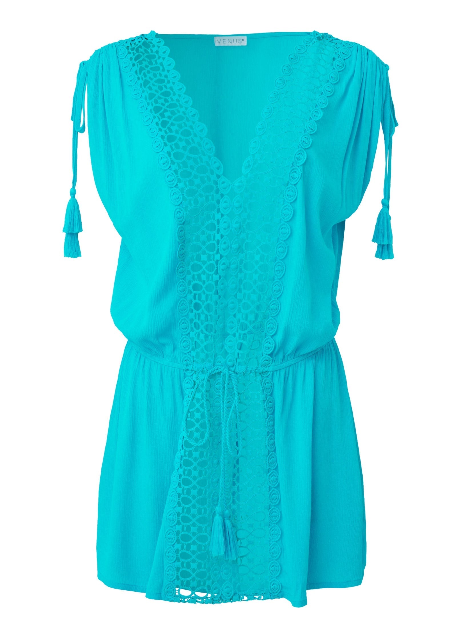 Sleeveless Cover-Up Dress - Aqua Reef | Venus Budget Friendly
