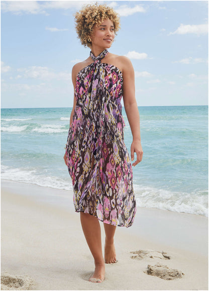 Pareo Cover-Up - Desert Ikat Black | Venus Best Seller