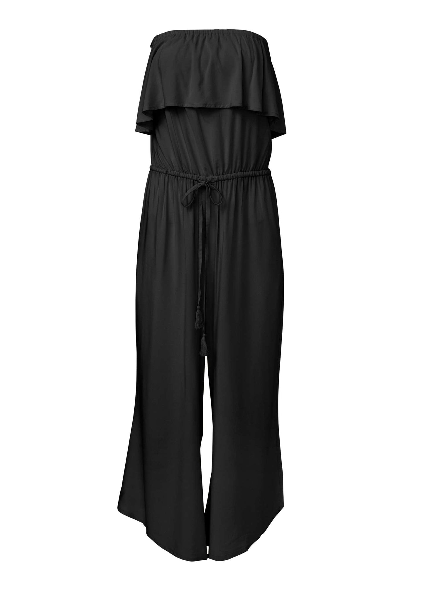 Strapless Jumpsuit Cover-Up - Black Beauty | Venus Cost Saving