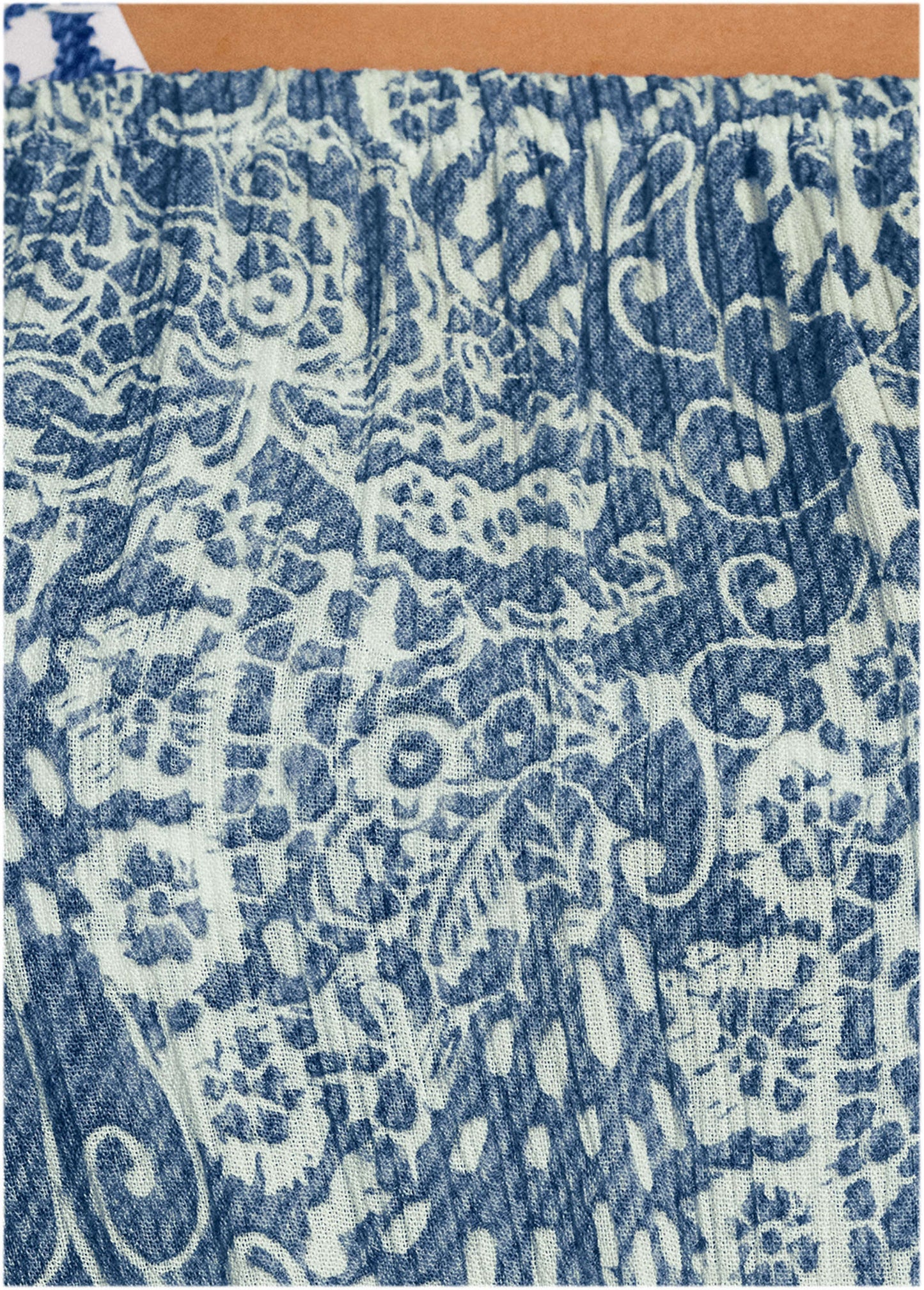 Flirty Cover-Up Romper - Denim Anglaise Paisley | Venus Sale