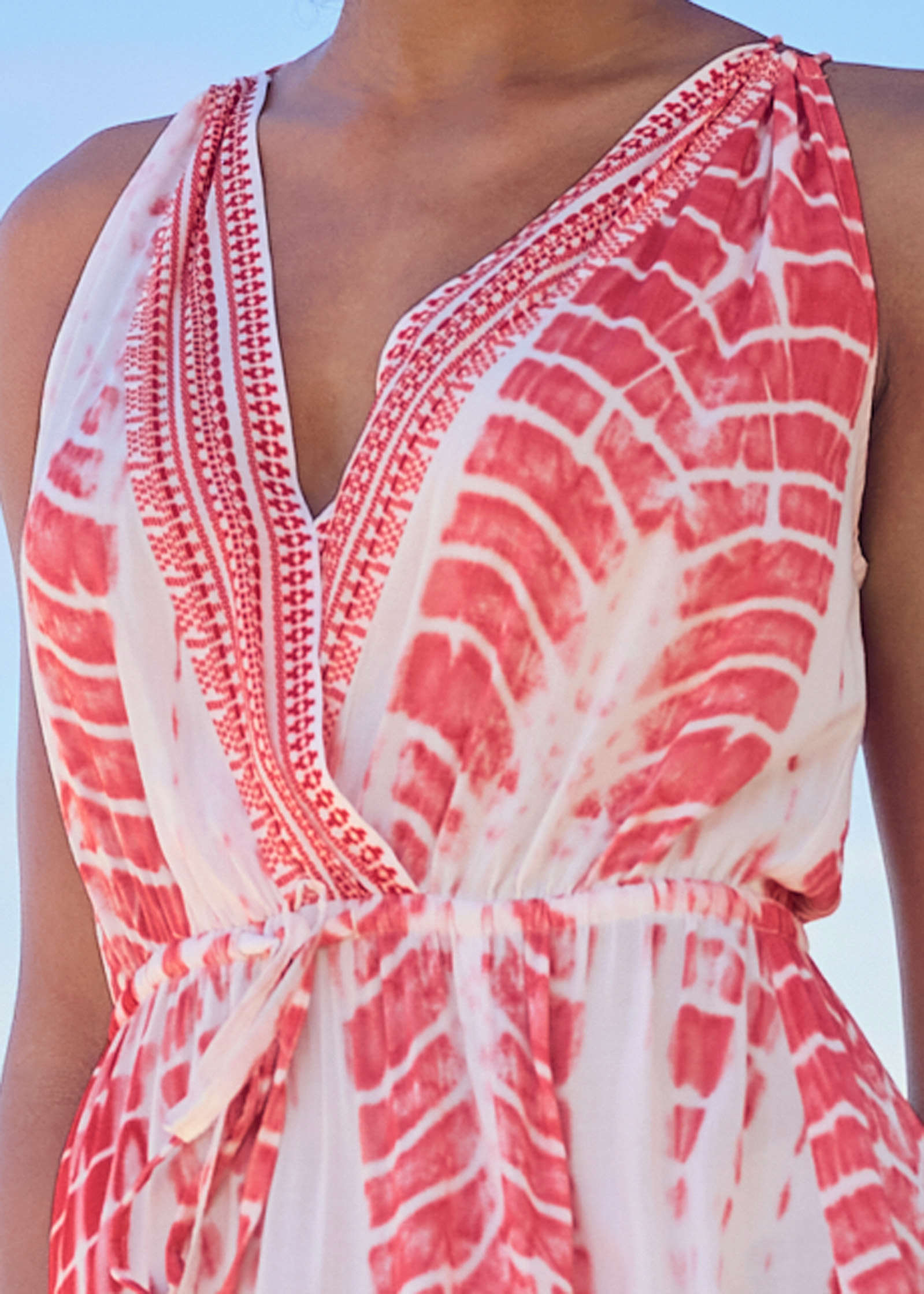 Maxi Cover-Up Dress - Pink Tie Dye | Venus Value