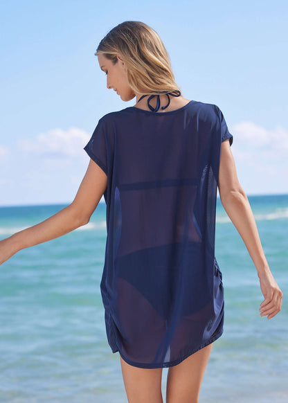 Relaxed Tunic Cover-Up - Ultramarine Blue | Venus Great Deal