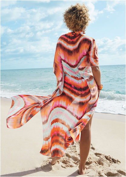Long Kimono Cover-Up - Desert Agate Cool | Venus Cost Saving