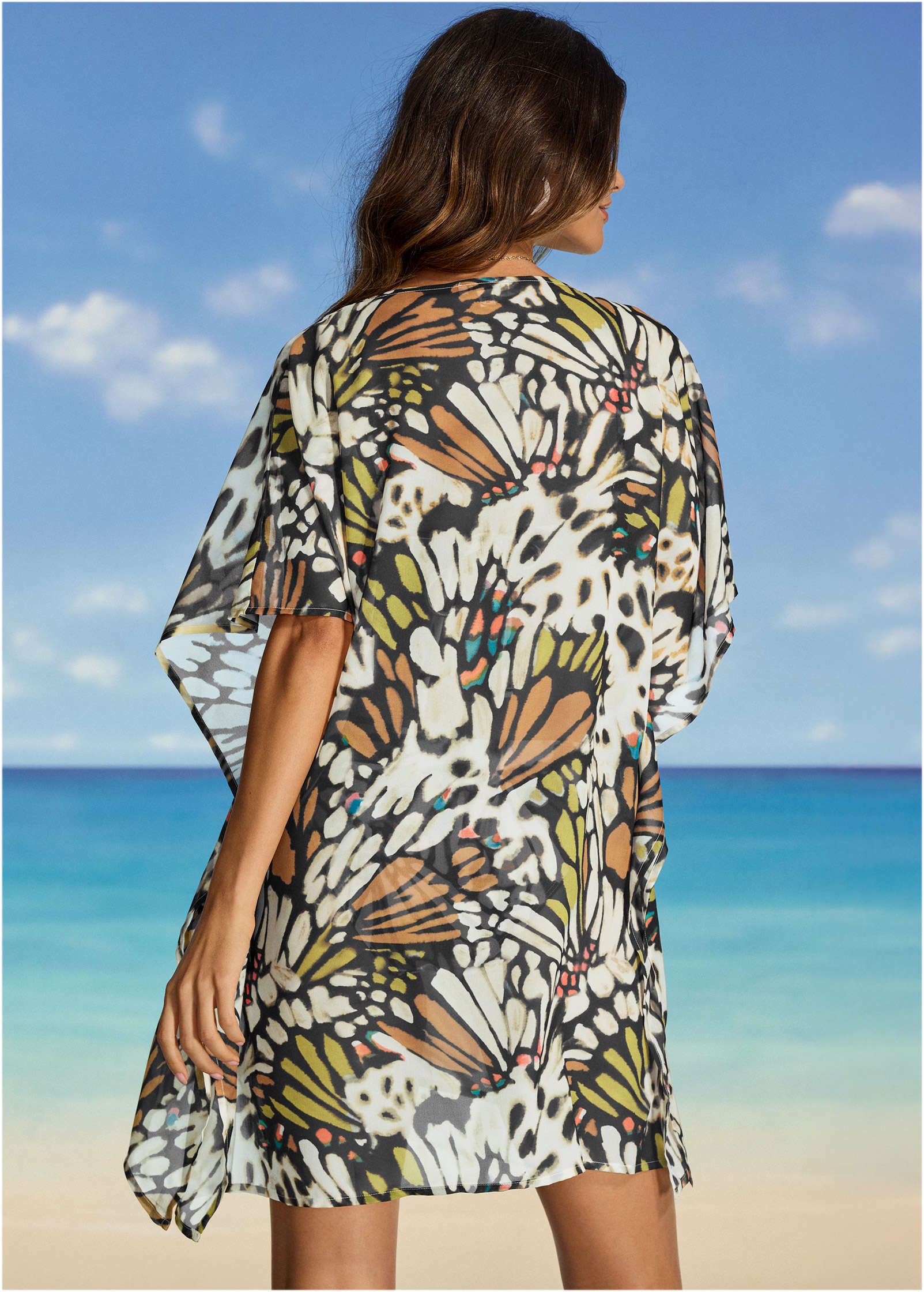 Kimono Cover-Up - Butterfly Cheetah | Venus Featured