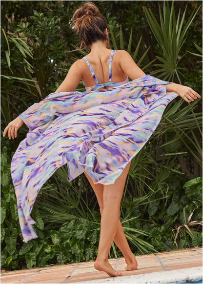 Long Kimono Cover-Up - Rip Tide | Venus Popular Choice