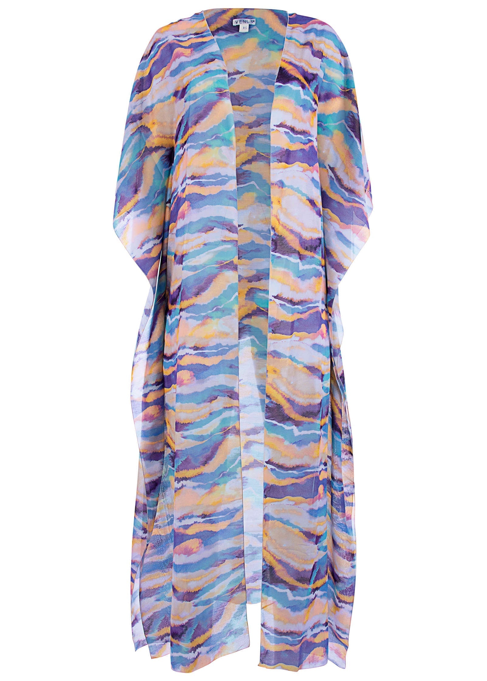 Long Kimono Cover-Up - Rip Tide | Venus Popular Choice