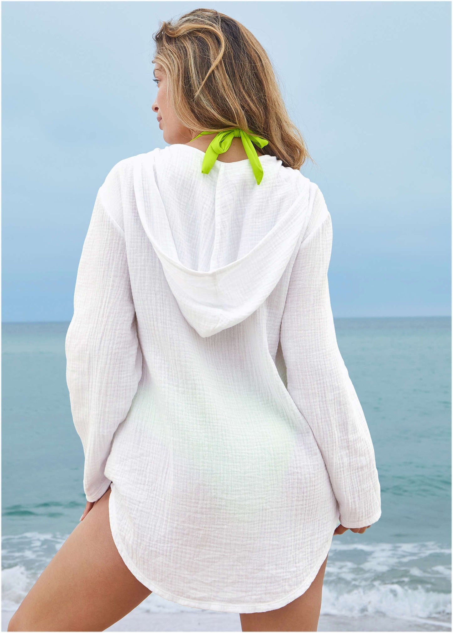 Pack And Go Hoodie - White | Venus Affordable