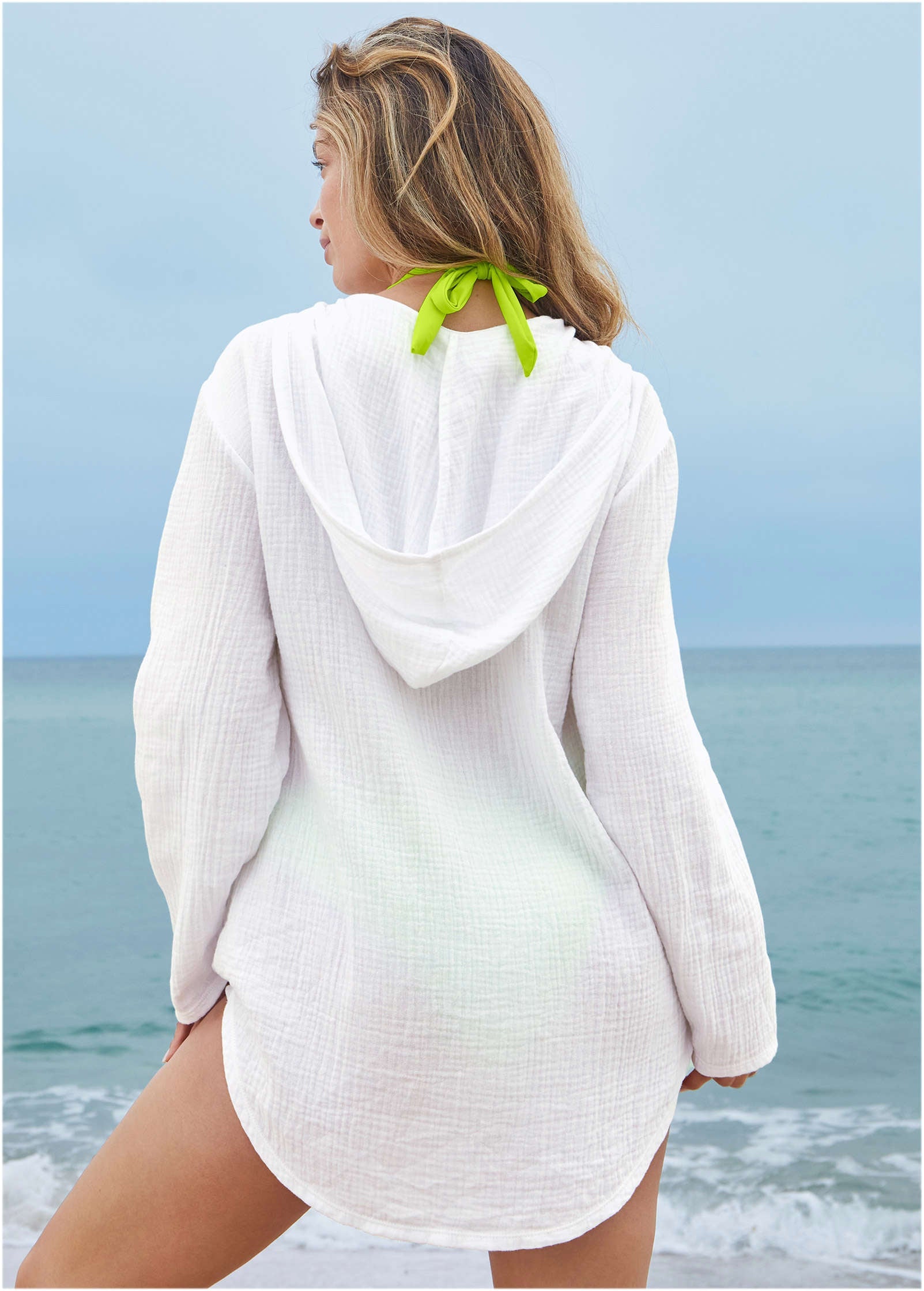 Pack And Go Hoodie - White | Venus Affordable