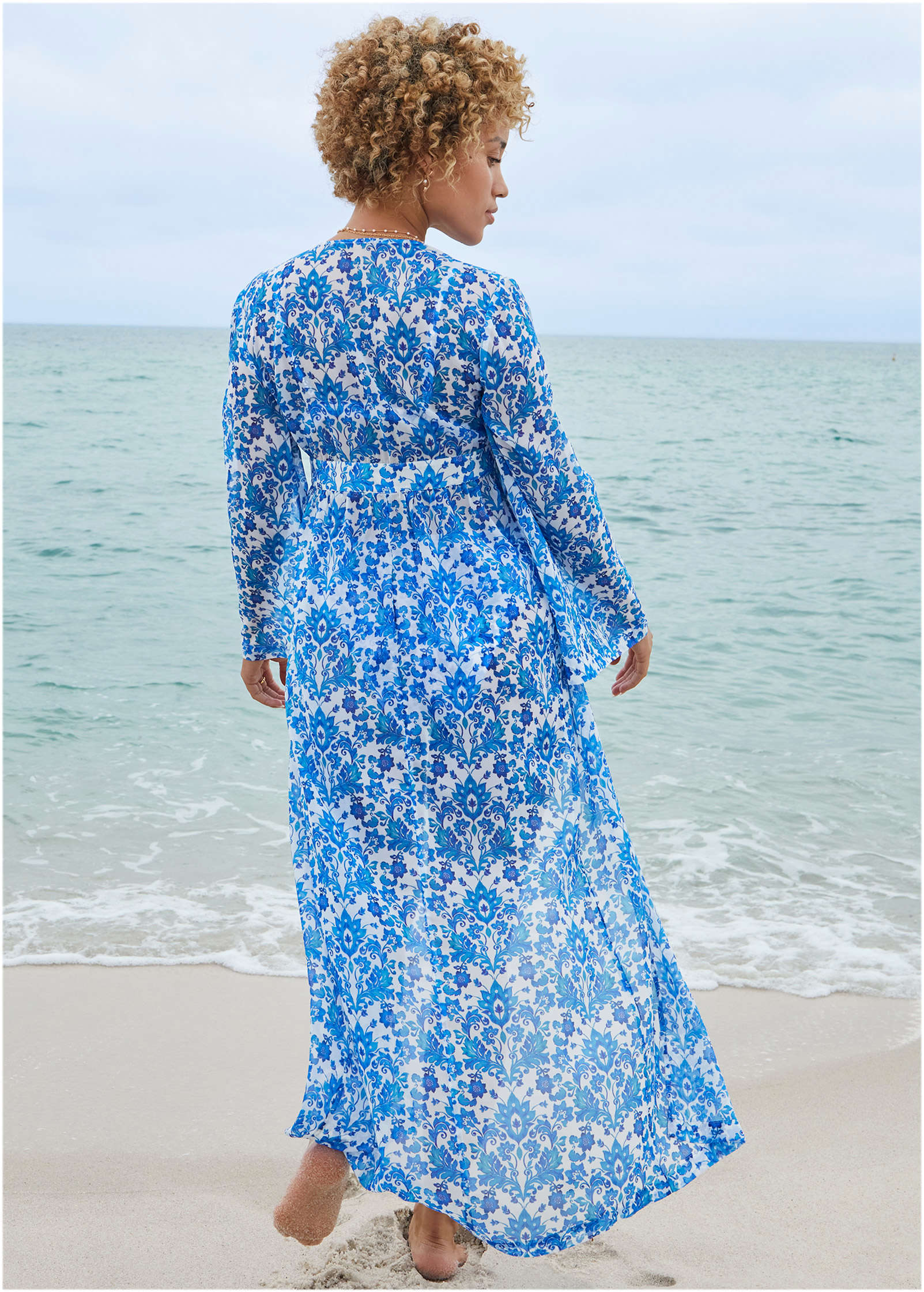 Sea Breeze Kimono Cover-Up - Delicate Floral | Venus Great Deal