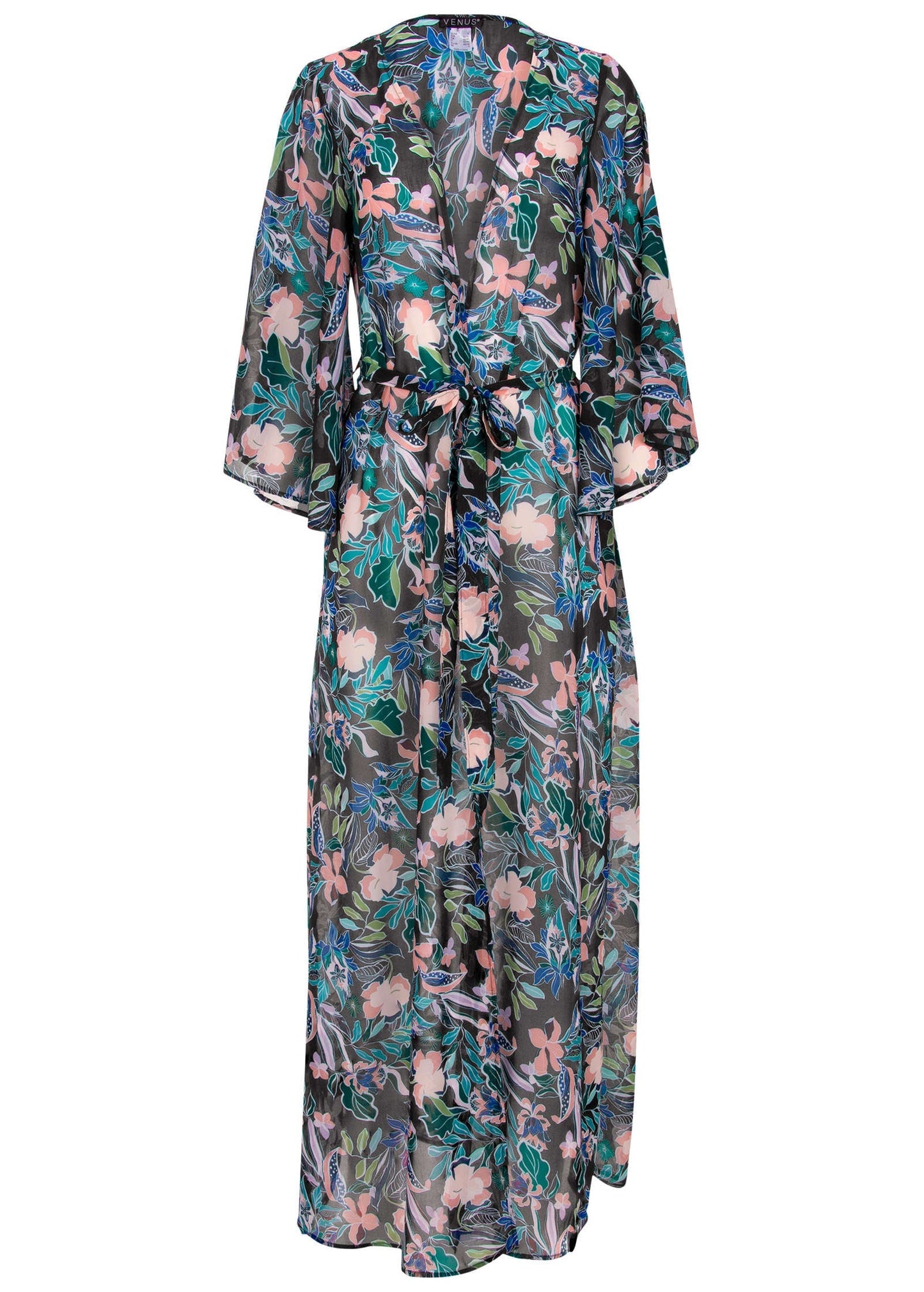 Bell Sleeve Long Cover-Up - Tropical Walks | Venus Special Offer
