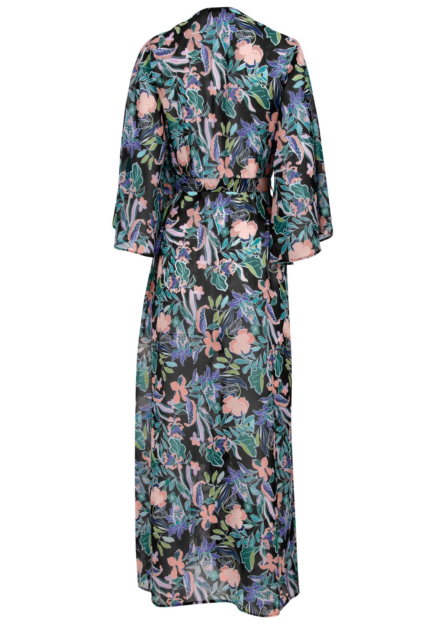 Bell Sleeve Long Cover-Up - Tropical Walks | Venus Special Offer