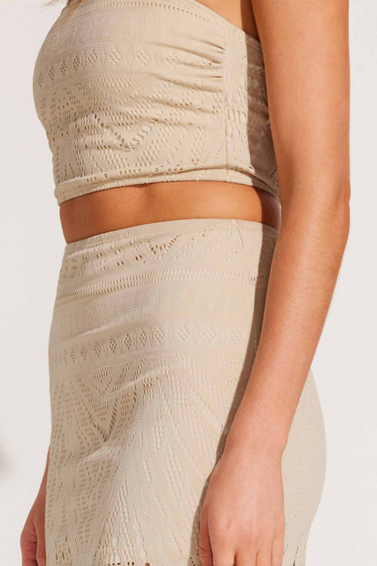Harper Skirt Natural Calico Crochet | Venus Popular Choice