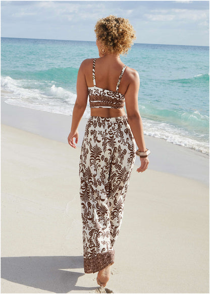 Palazzo Cover-Up Pant - Mystic Paisley | Venus Best Seller