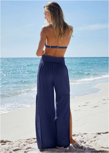 Slit Cover-Up Pants - Ultramarine Blue | Venus Customer Favorite