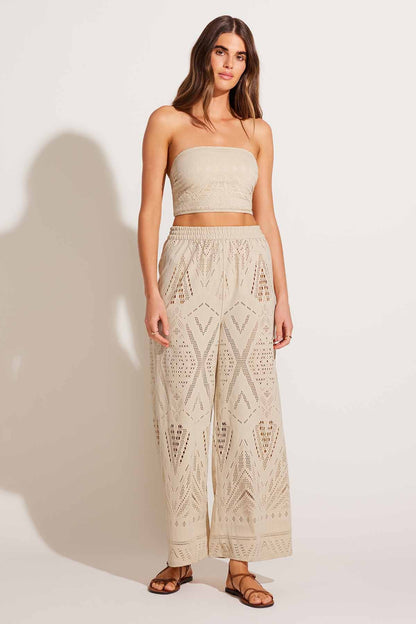 Farrah Pant Natural Calico Crochet | Venus Budget Friendly