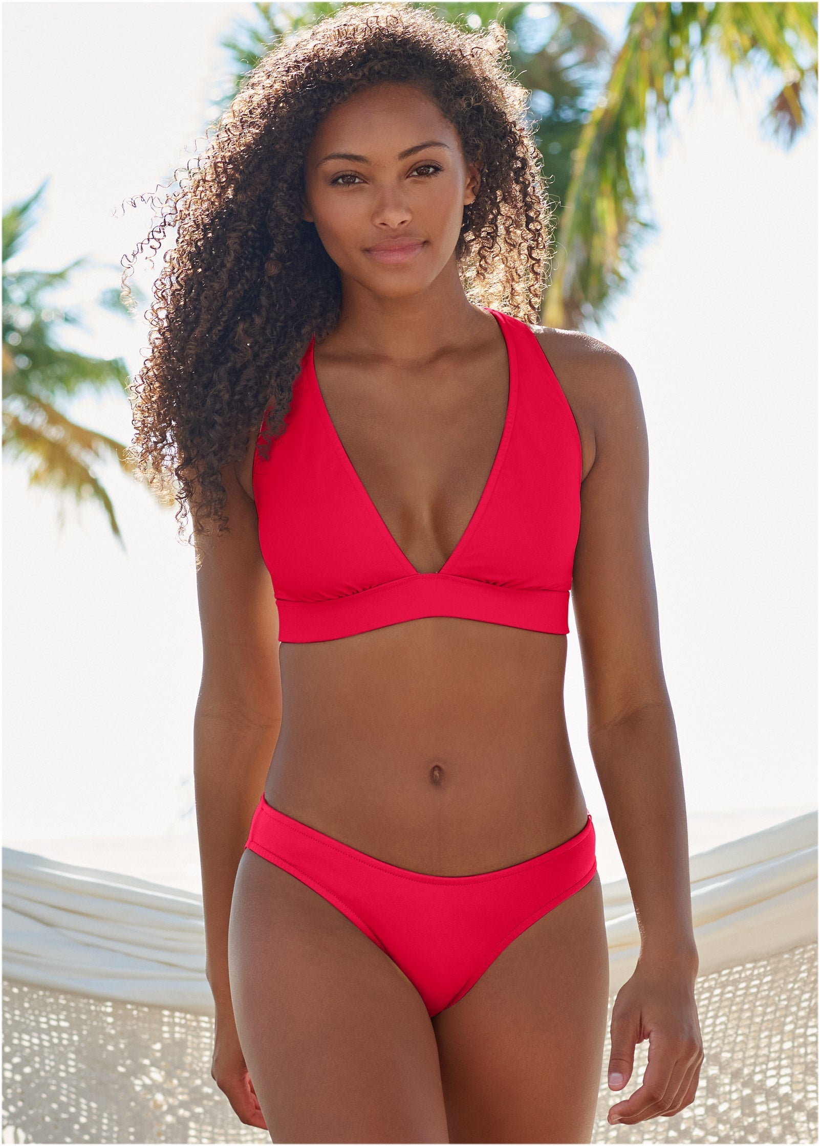 Bali Moderate Bikini Bottom - Red Hot | Venus Limited Edition