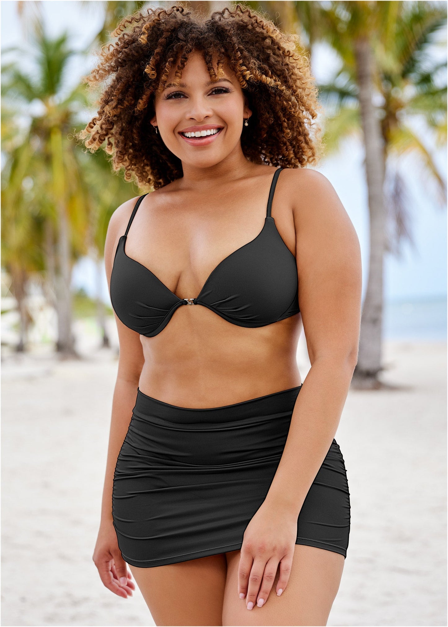 Push-Up Bikini Top - Black Beauty | Venus Great Deal