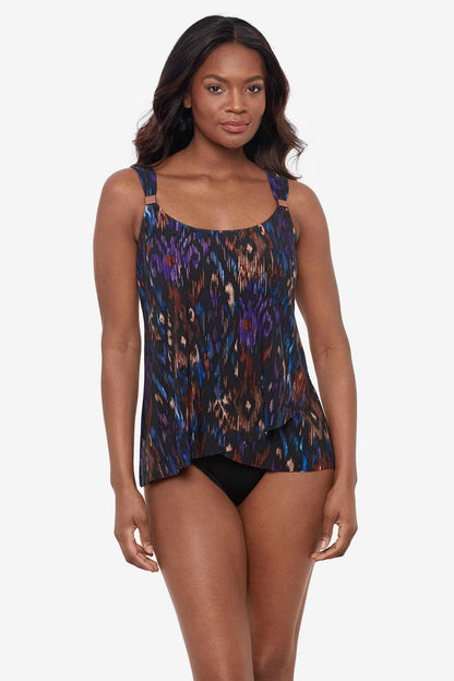 DD-Cup Dazzle Tankini Top in Tapiz | Venus Value