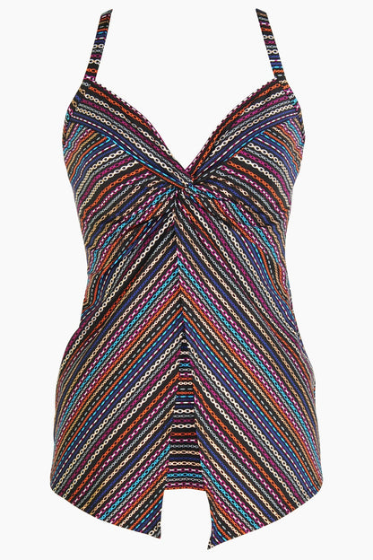 Love Knot Tankini Top in Shimmer Links | Venus Budget Friendly