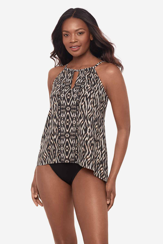 Peephole Tankini Top in Topkapi | Venus Special Offer