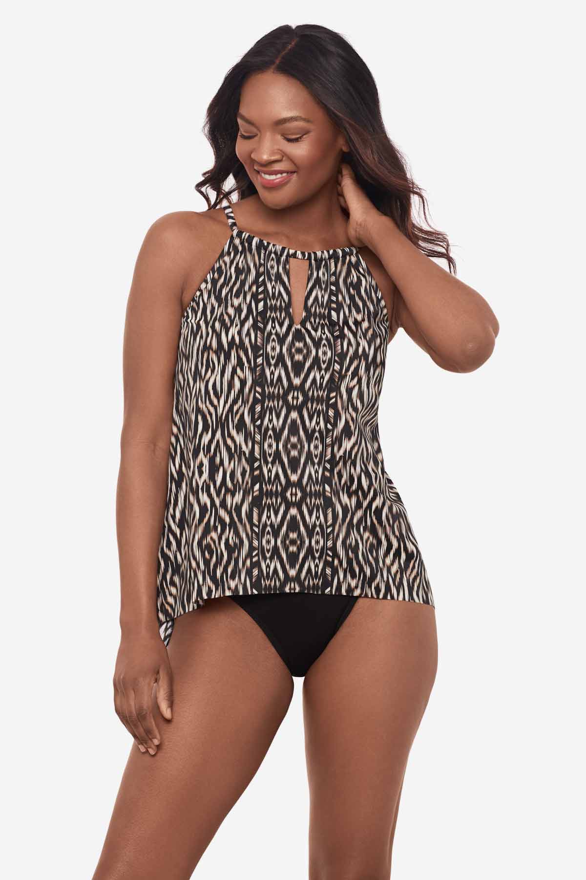 Peephole Tankini Top in Topkapi | Venus Special Offer