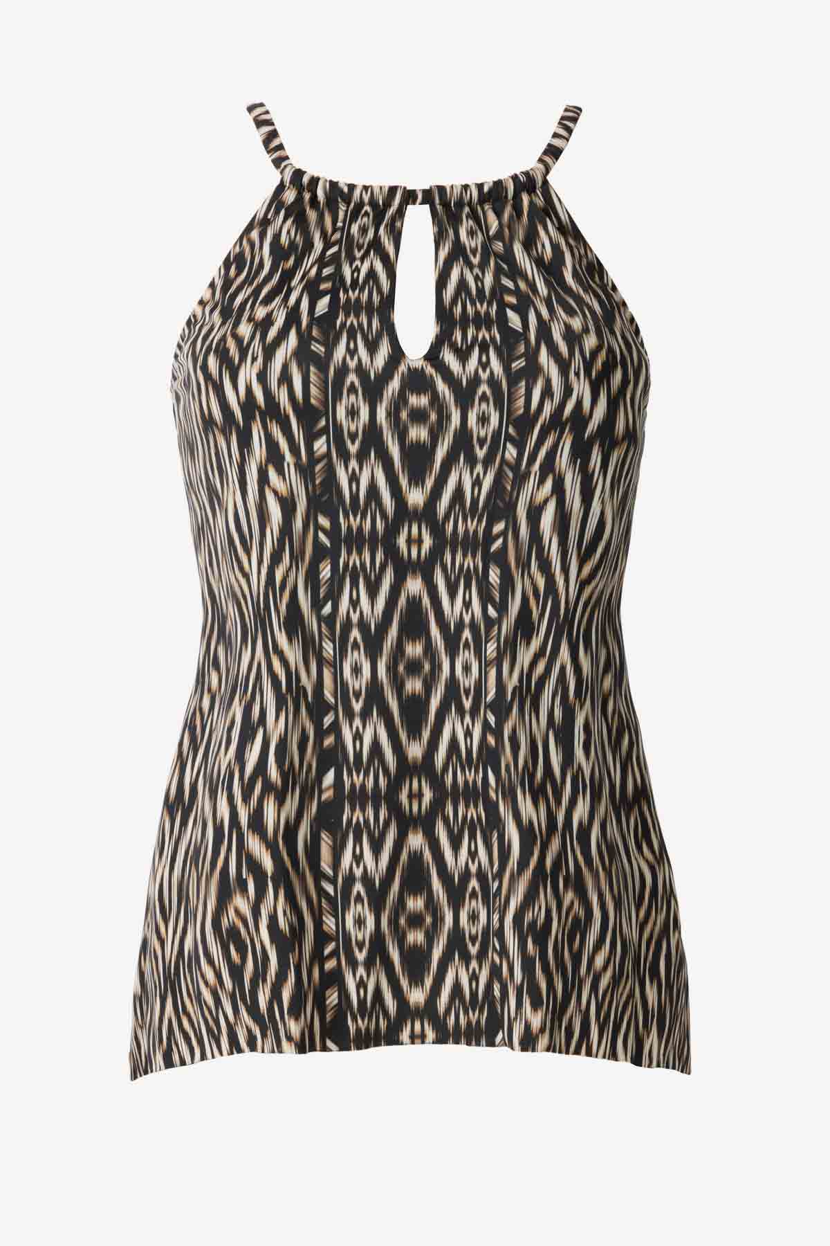 Peephole Tankini Top in Topkapi | Venus Special Offer