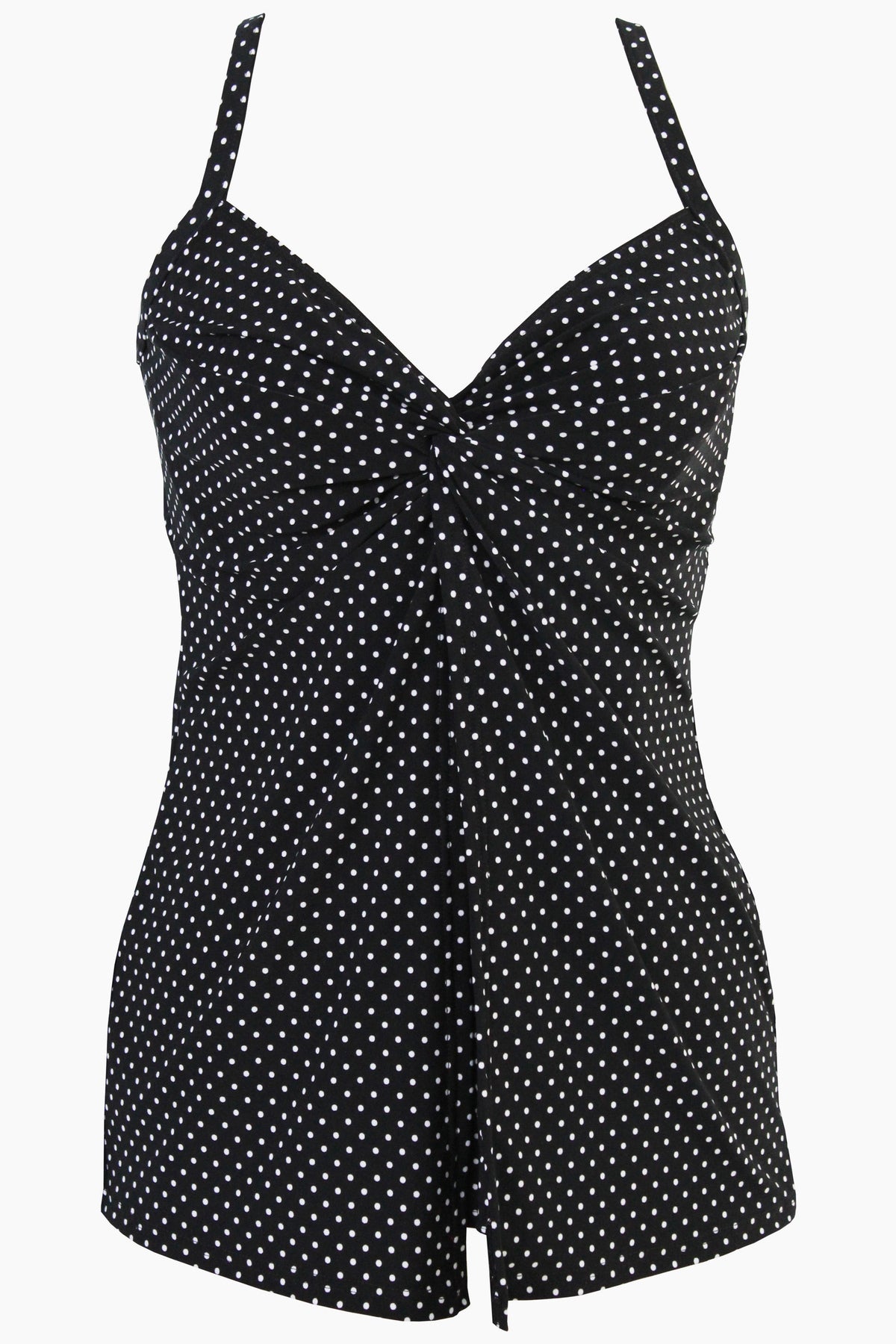 DD-Cup Love Knot Tankini Top in Pin Point | Venus Featured