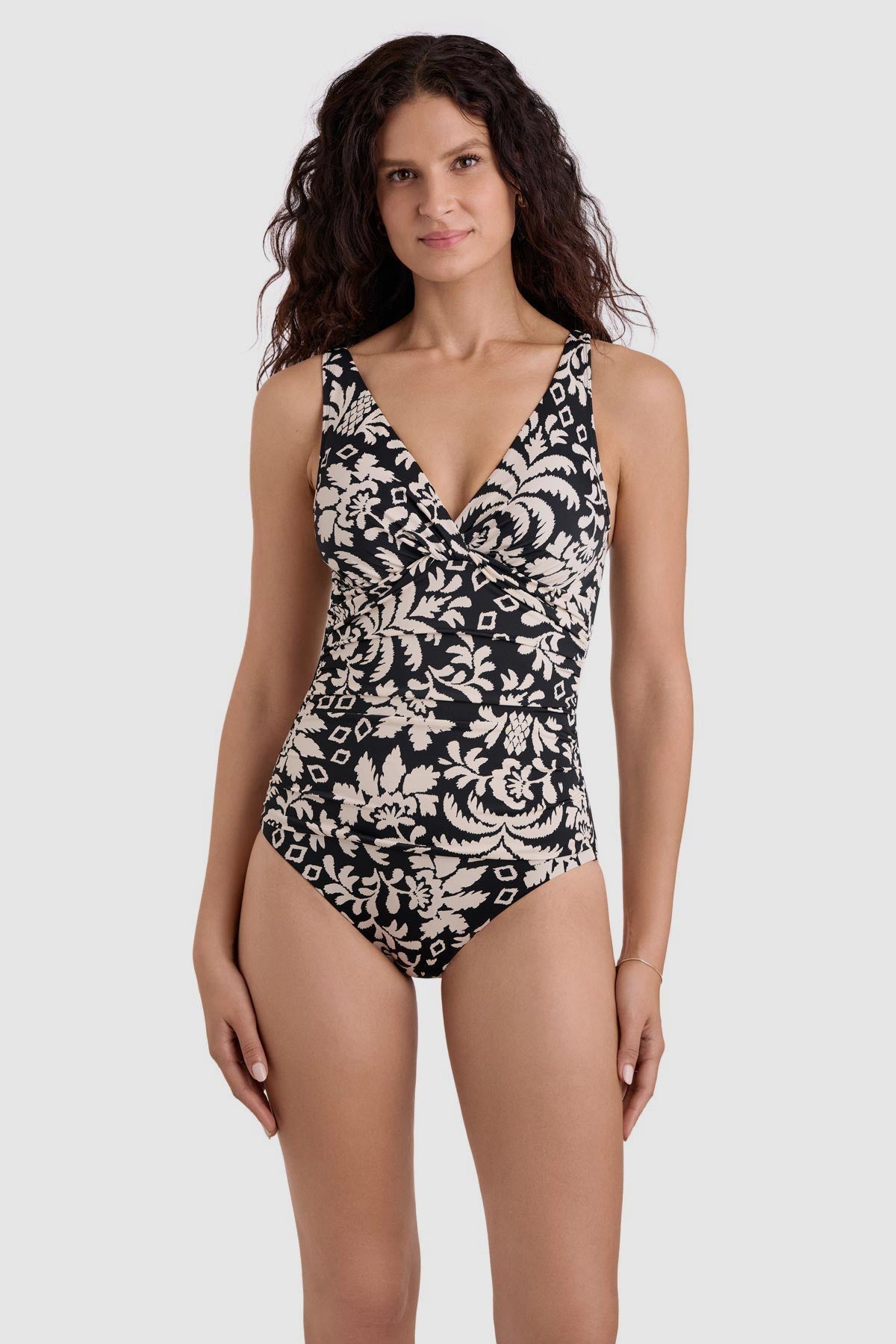 Shape Solver Brynn Twist Underwire One Piece Palm Royale | Venus Budget Friendly