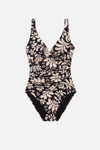 Shape Solver Brynn Twist Underwire One Piece Palm Royale | Venus Budget Friendly