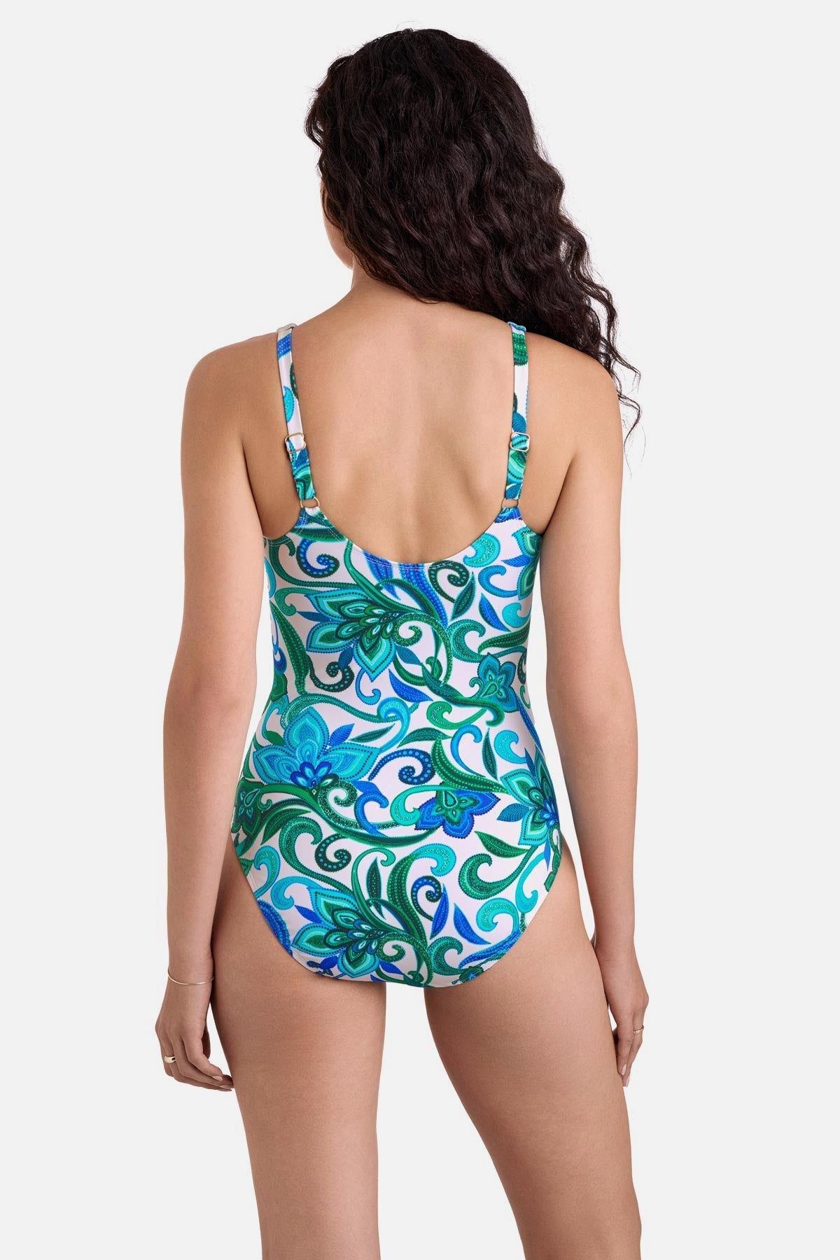 Shape Solver Brynn Twist Underwire One Piece Imperial Paisley | Venus Great Deal