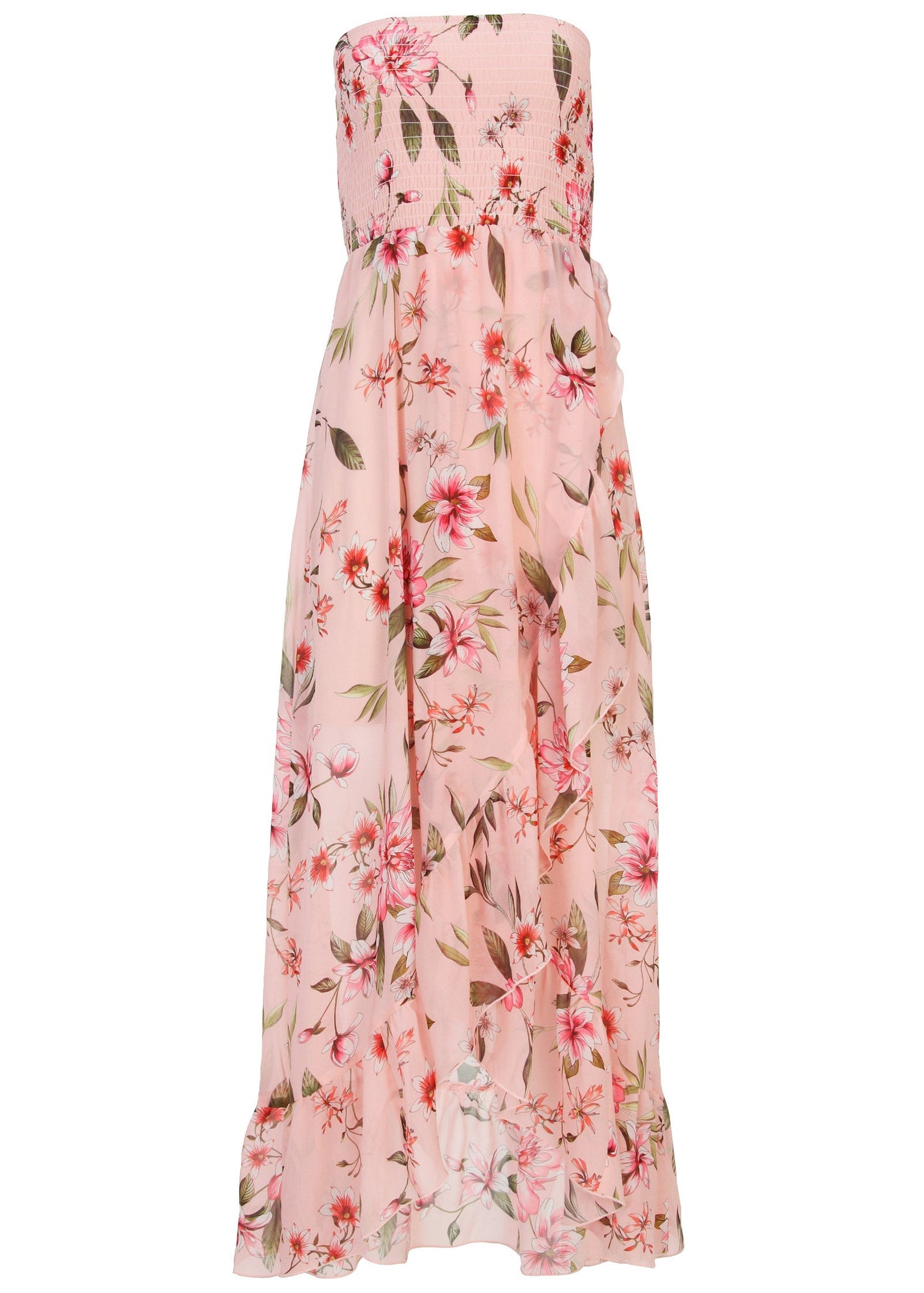 Strapless Ruffle Maxi Dress - Ethereal Floral | Fashion | Venus Sale