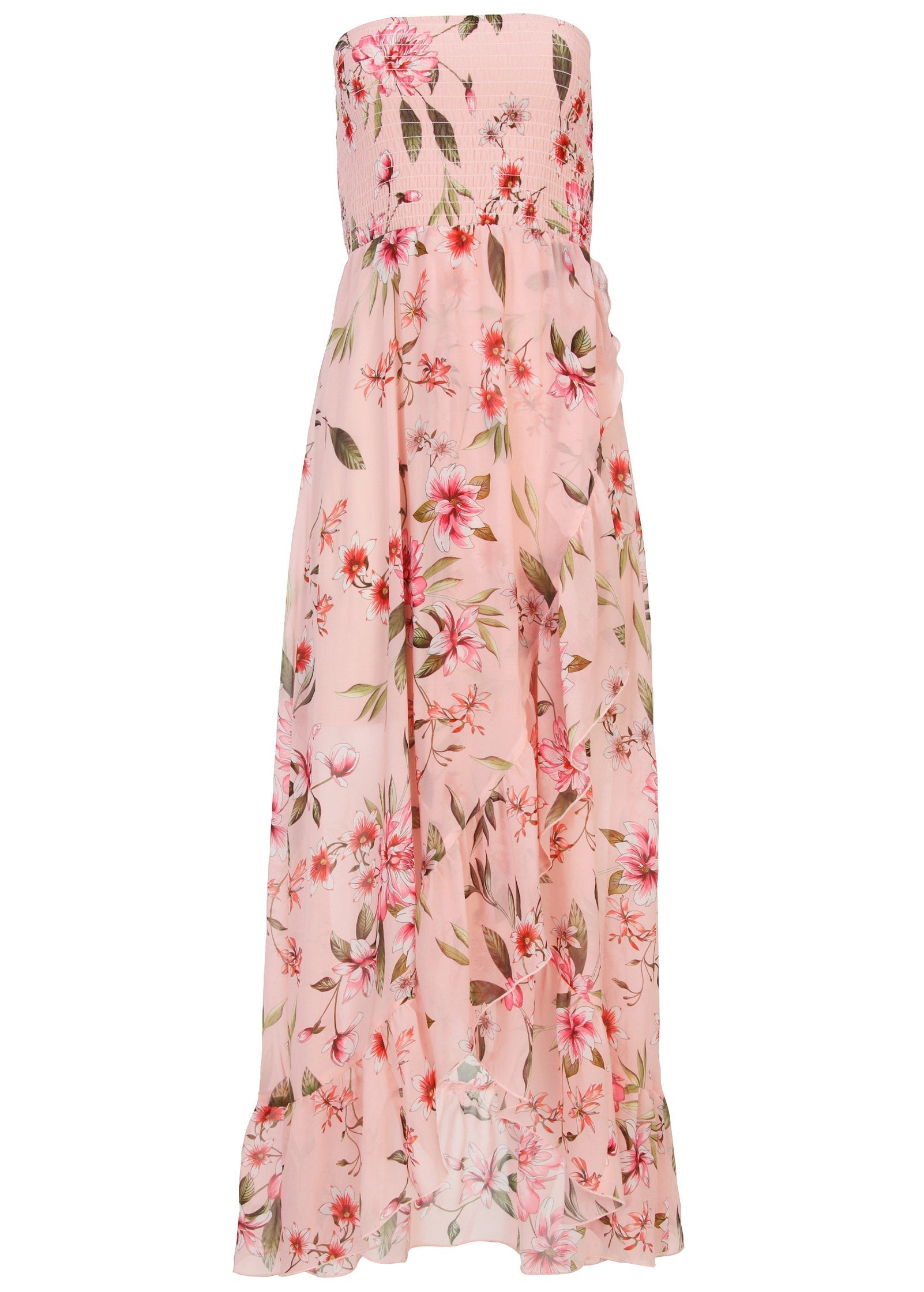 Strapless Ruffle Maxi Dress - Ethereal Floral | Fashion | Venus Sale