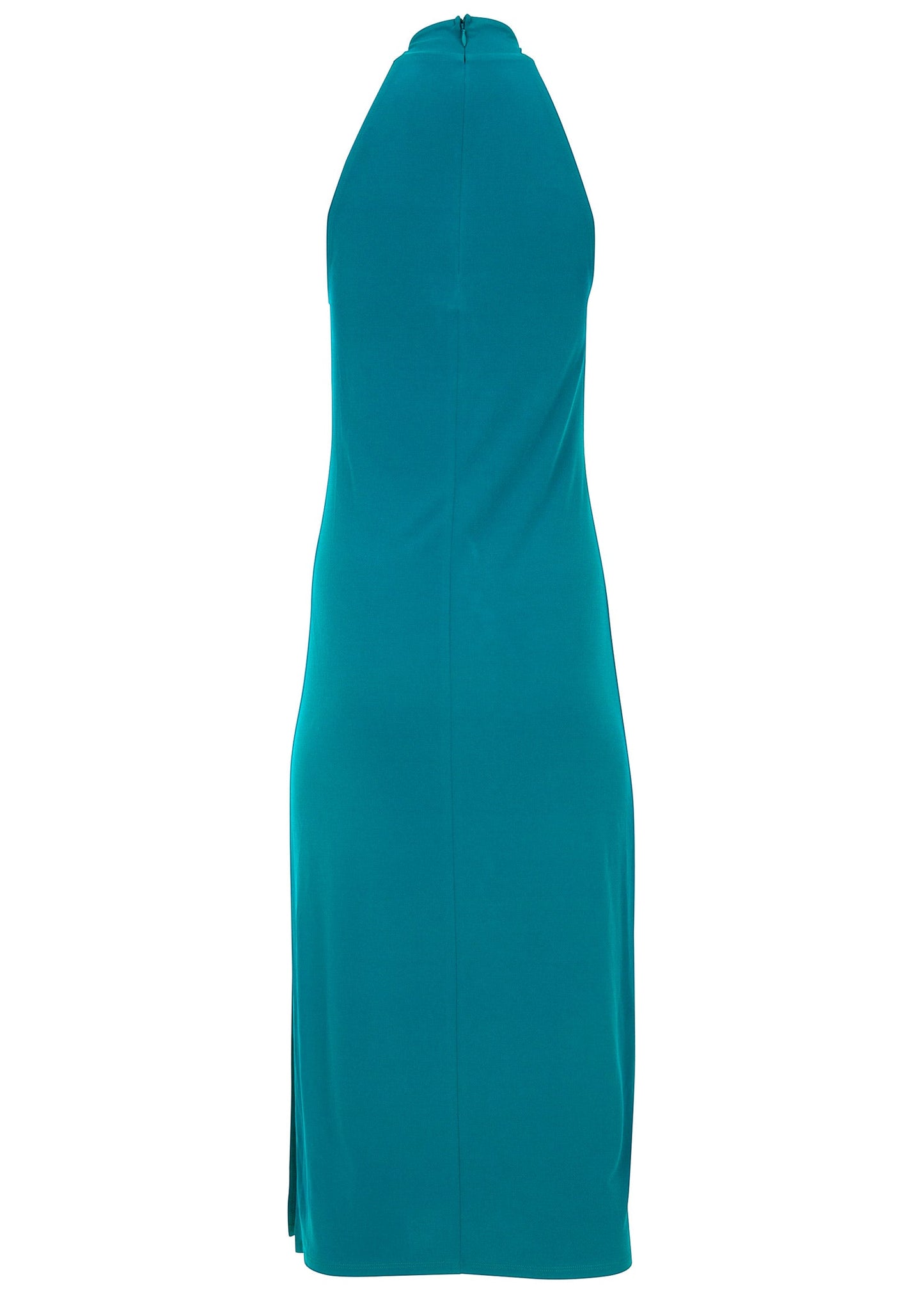 High Neck Midi Dress - Teal | Venus Popular Choice