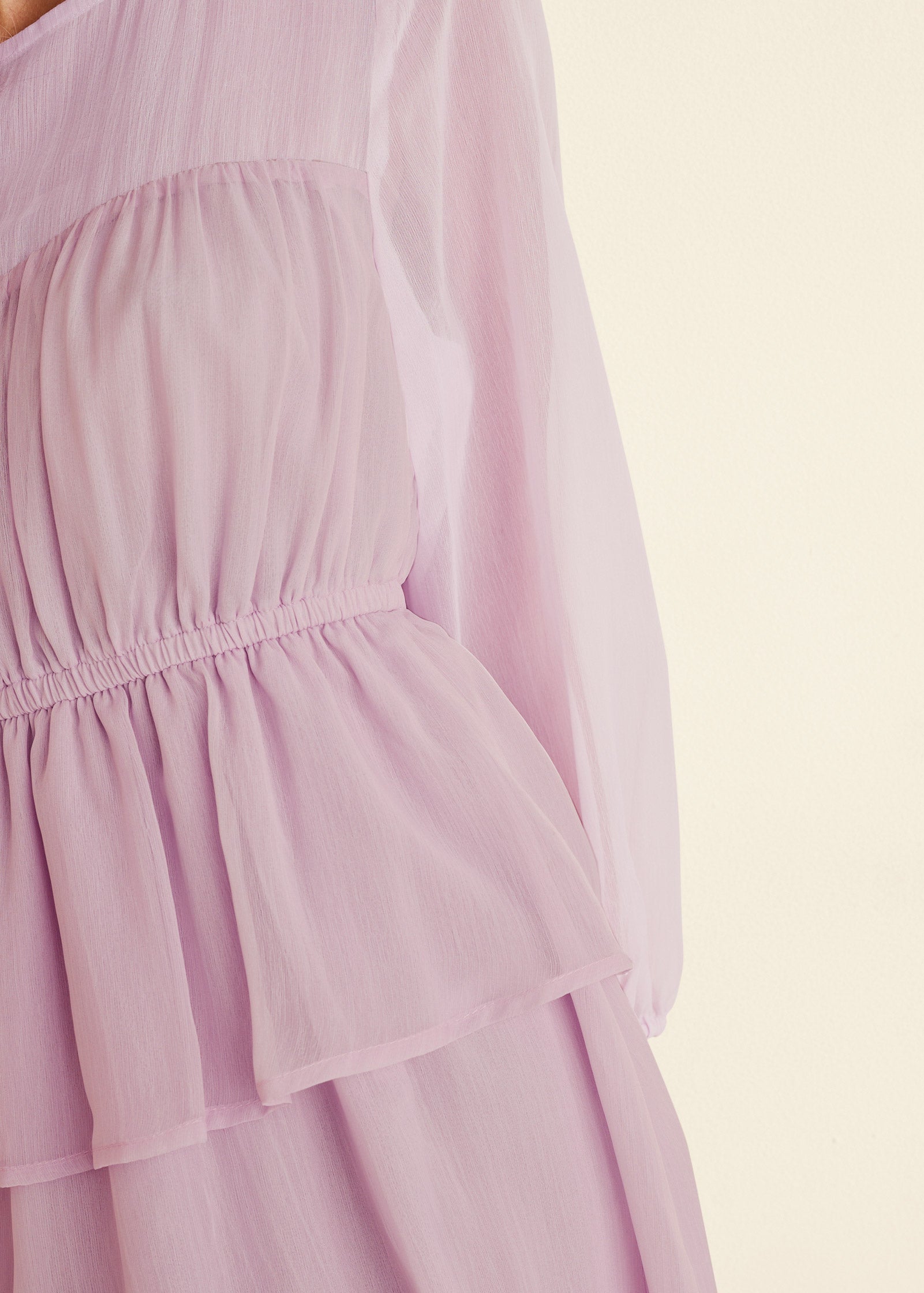 Sheer Beauty Mini Dress - Lilac | Venus Best Seller