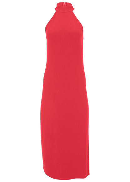 High Neck Midi Dress - Red | Venus Customer Favorite