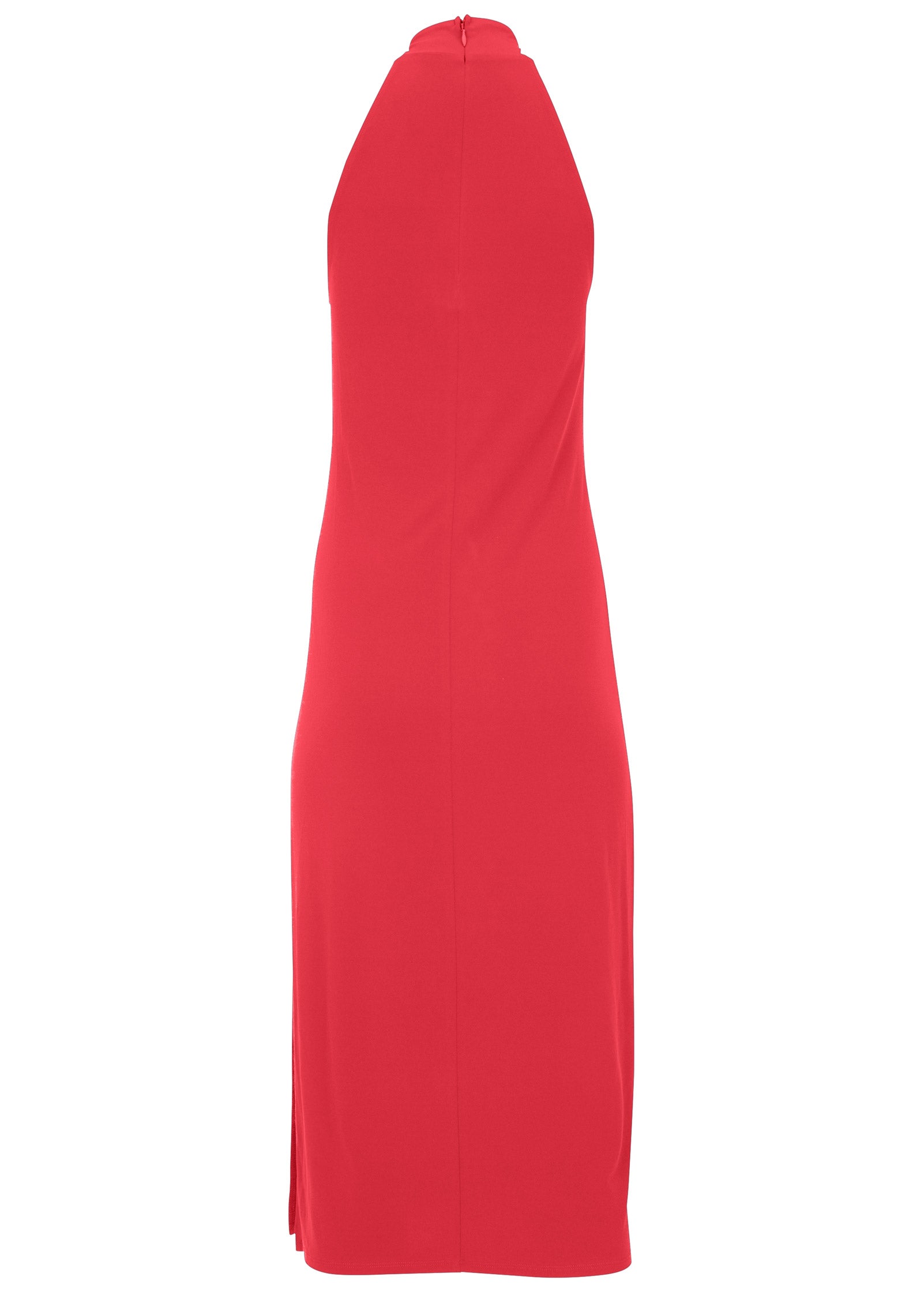High Neck Midi Dress - Red | Venus Customer Favorite