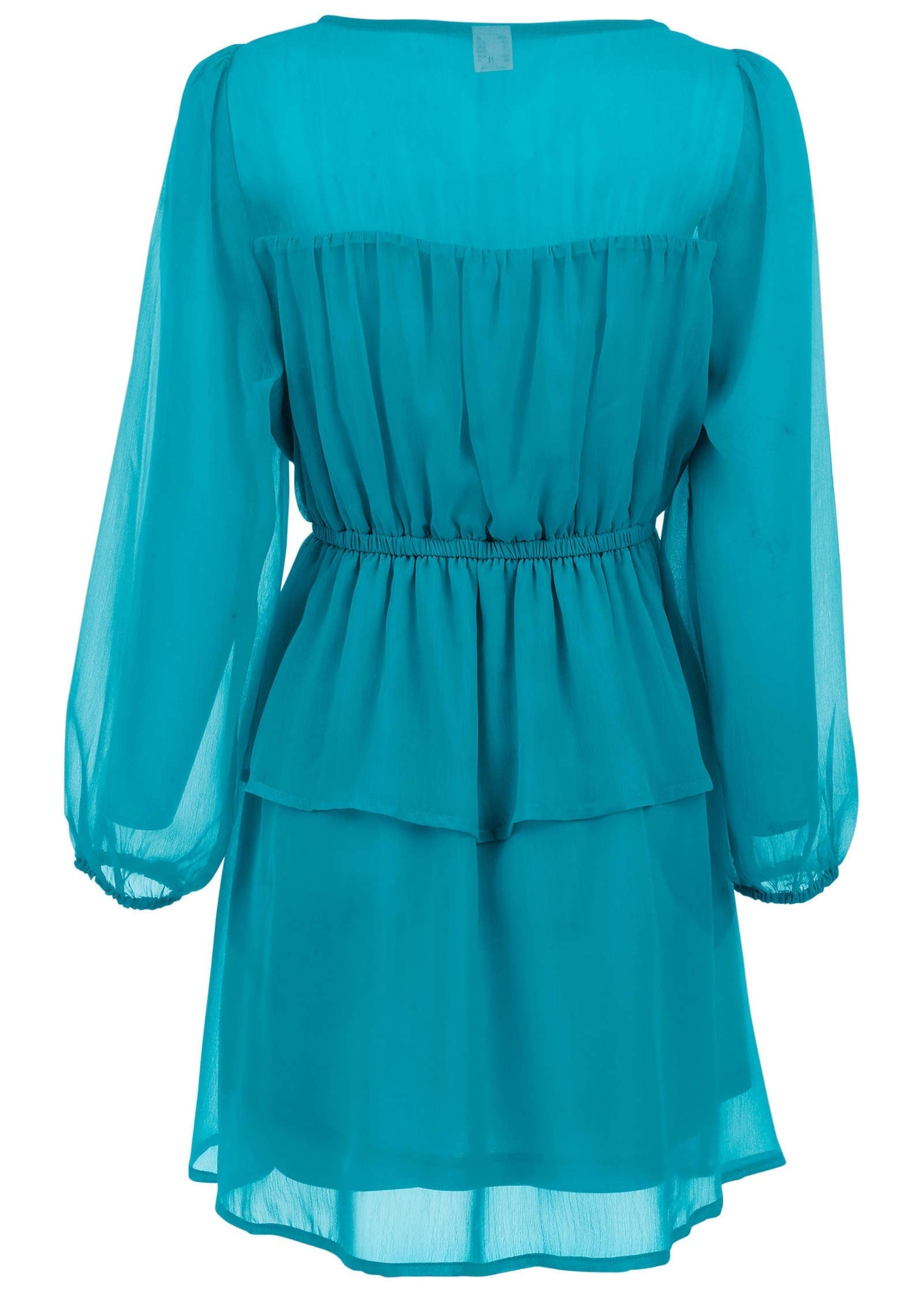 Sheer Beauty Mini Dress - Teal | Venus Sale