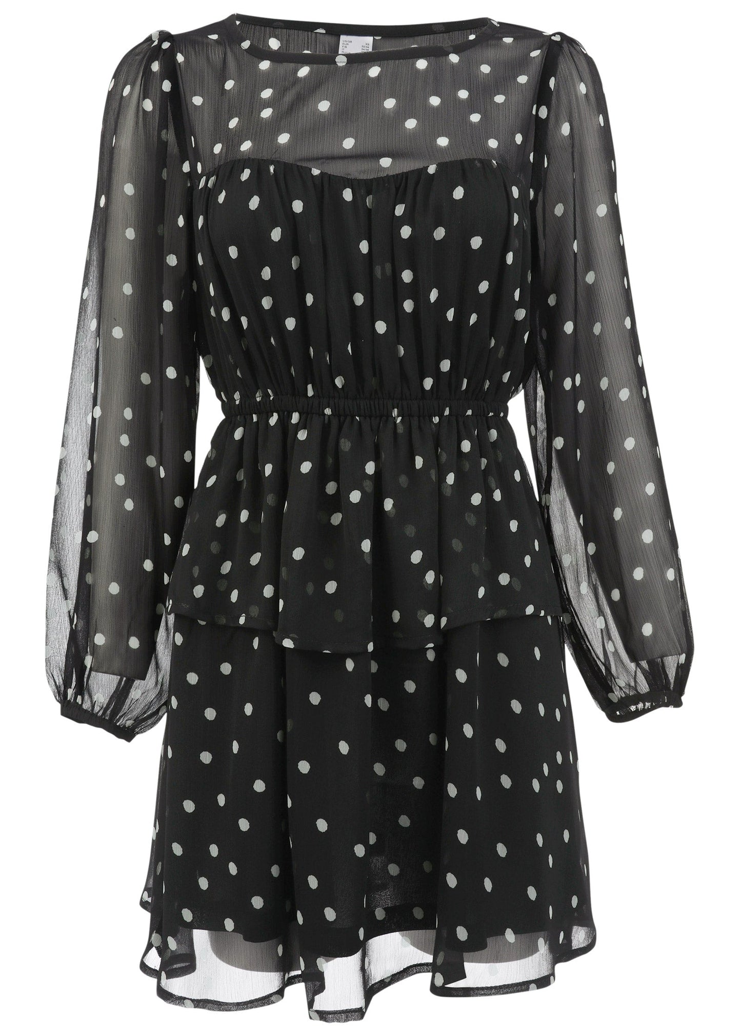 Sheer Beauty Mini Dress - Dolce Vita Dot | Venus Affordable