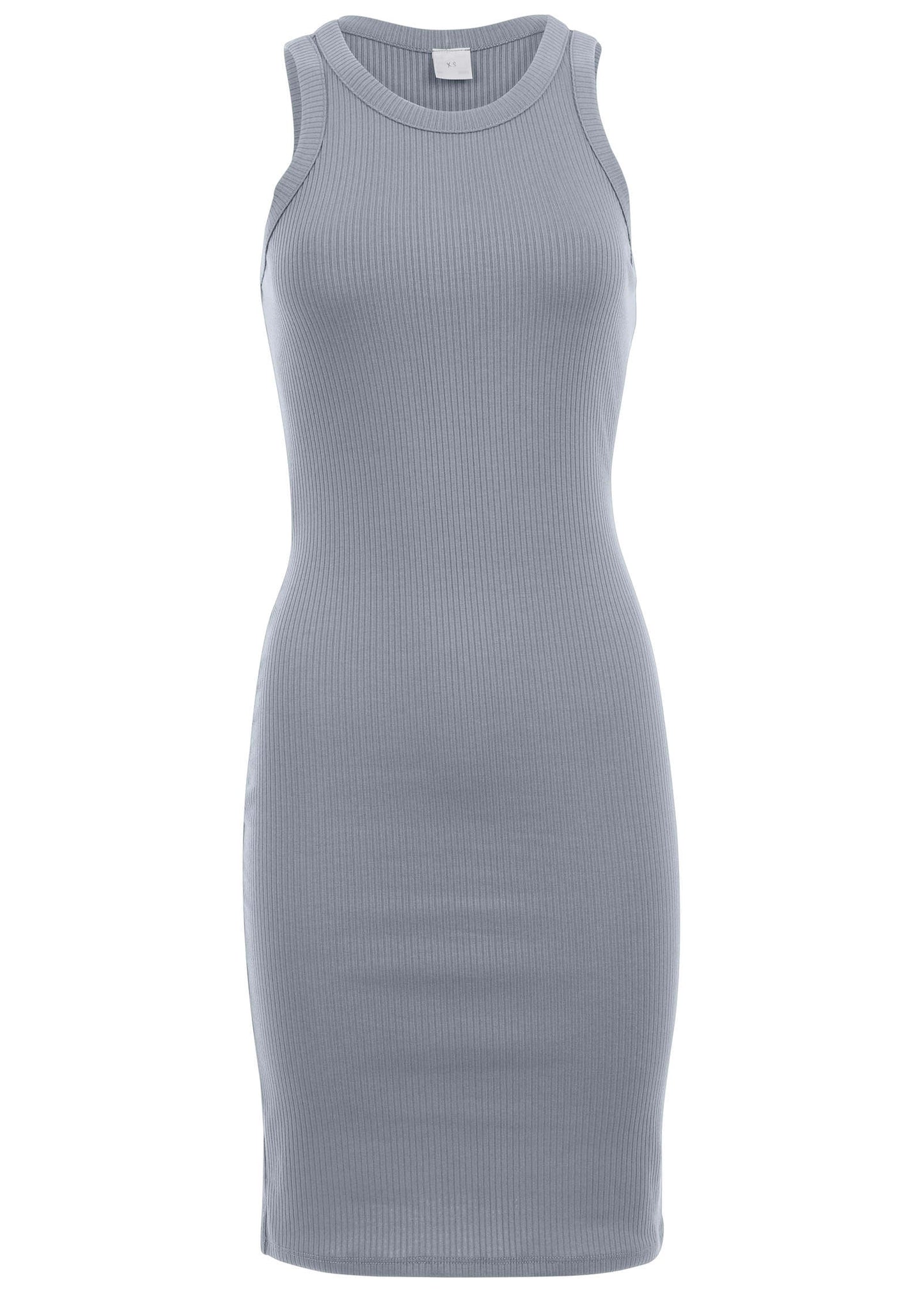 Flexrib Mini Dress - Seafog | Venus Budget Friendly