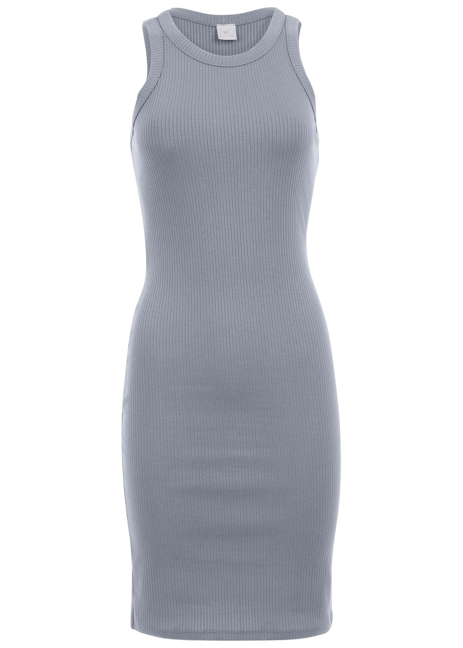 Flexrib Mini Dress - Seafog | Venus Budget Friendly