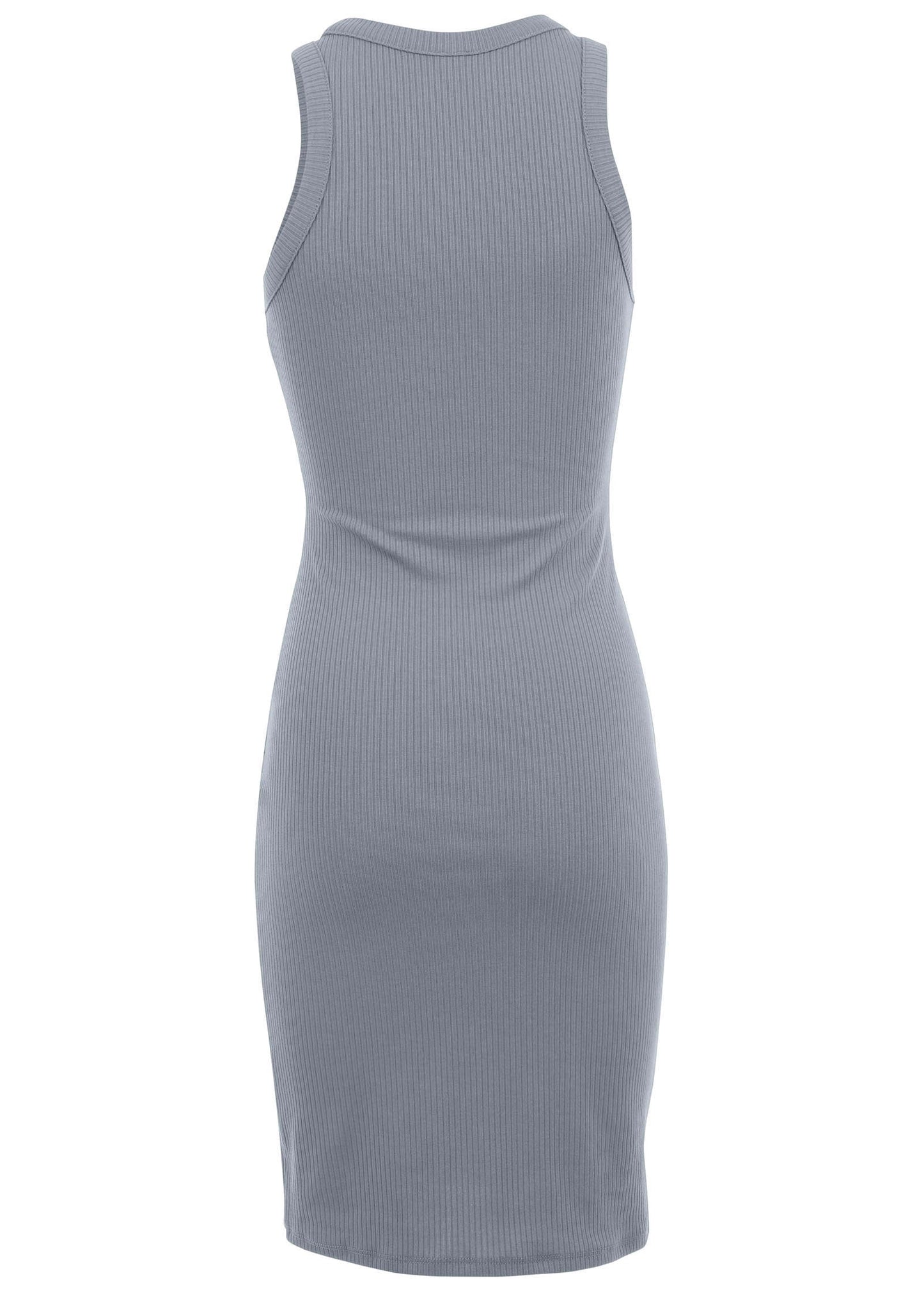 Flexrib Mini Dress - Seafog | Venus Budget Friendly