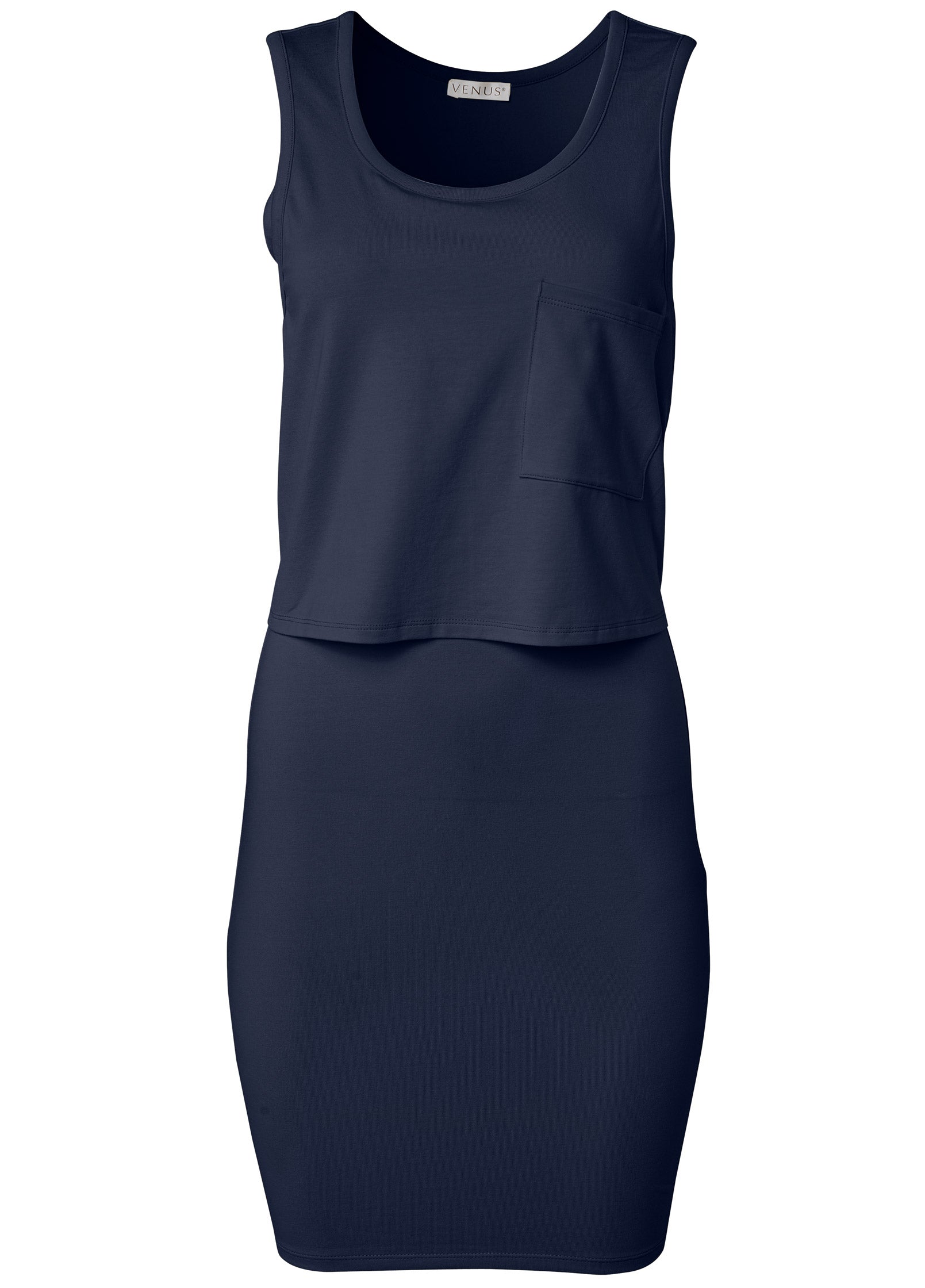 Casual Tank Dress - Navy | Venus Popular Choice