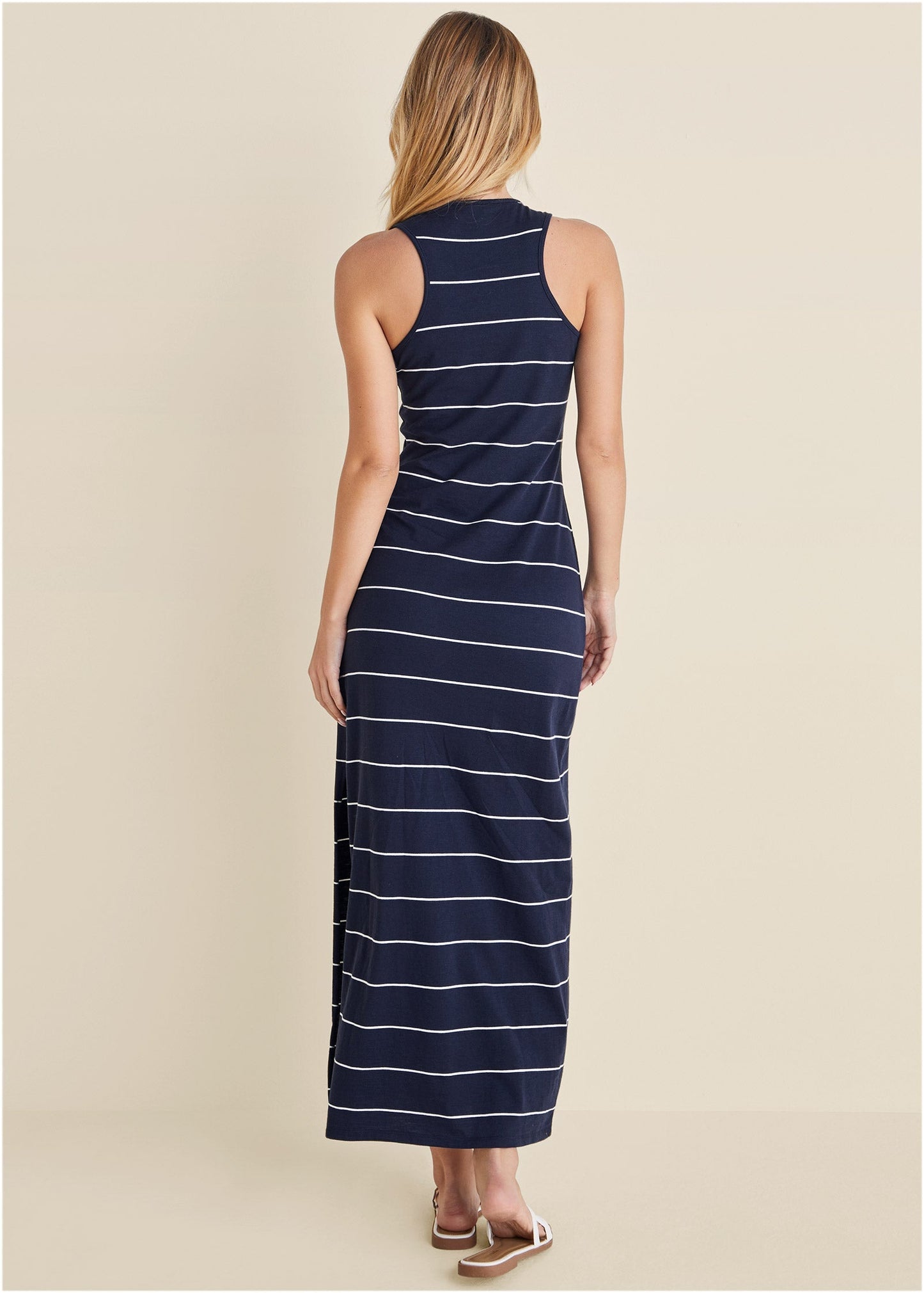 Tank Maxi Dress - Peacoat Combo | Venus Customer Favorite