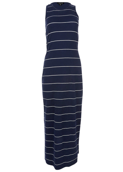 Tank Maxi Dress - Peacoat Combo | Venus Customer Favorite